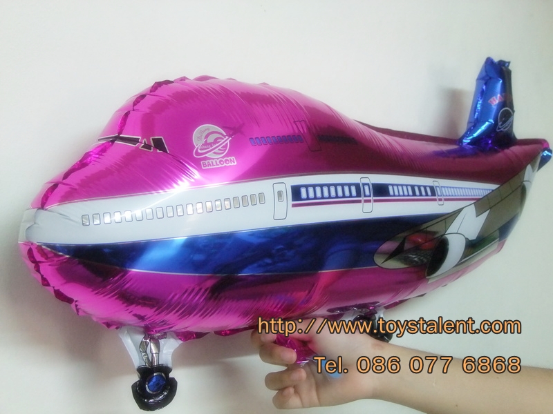 ลูกโป่งฟลอย์ เครื่องบินโบอิ้งโดยสาร - Air Plane Foil Balloon / Item No. TL-A056