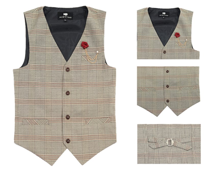 กั๊๊กลายสก็อต สไตล์อังกฤษ เล็กใหญ่ Size เอวเสื้อ No.31 -33 -35-37-39 41 43 สี น้ำตาล เทา ดำ สก็อต