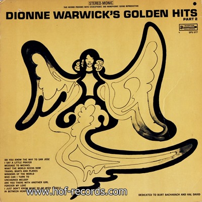 Dionne Warwick - Golden Hits Part 2