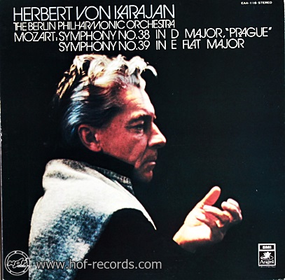 Herbert Von Karajan - Mozart : Symphony No.38 39 1lp