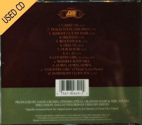 USED CD Crosby , Stills , Nash & Young - Deja vu