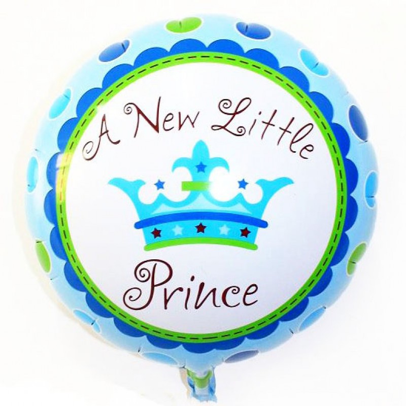 ลูกโป่งฟลอย์กลม A New Little Prince เด็กชาย/เด็กหญิง - A New Little Prince Boy/Girl Foi Balloon / Item No. TL-C016