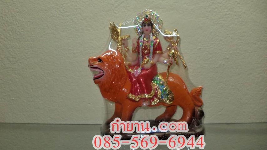 พระแม่ศักติ (พระแม่ทุรคา) ทรงสิงห์โต 3"