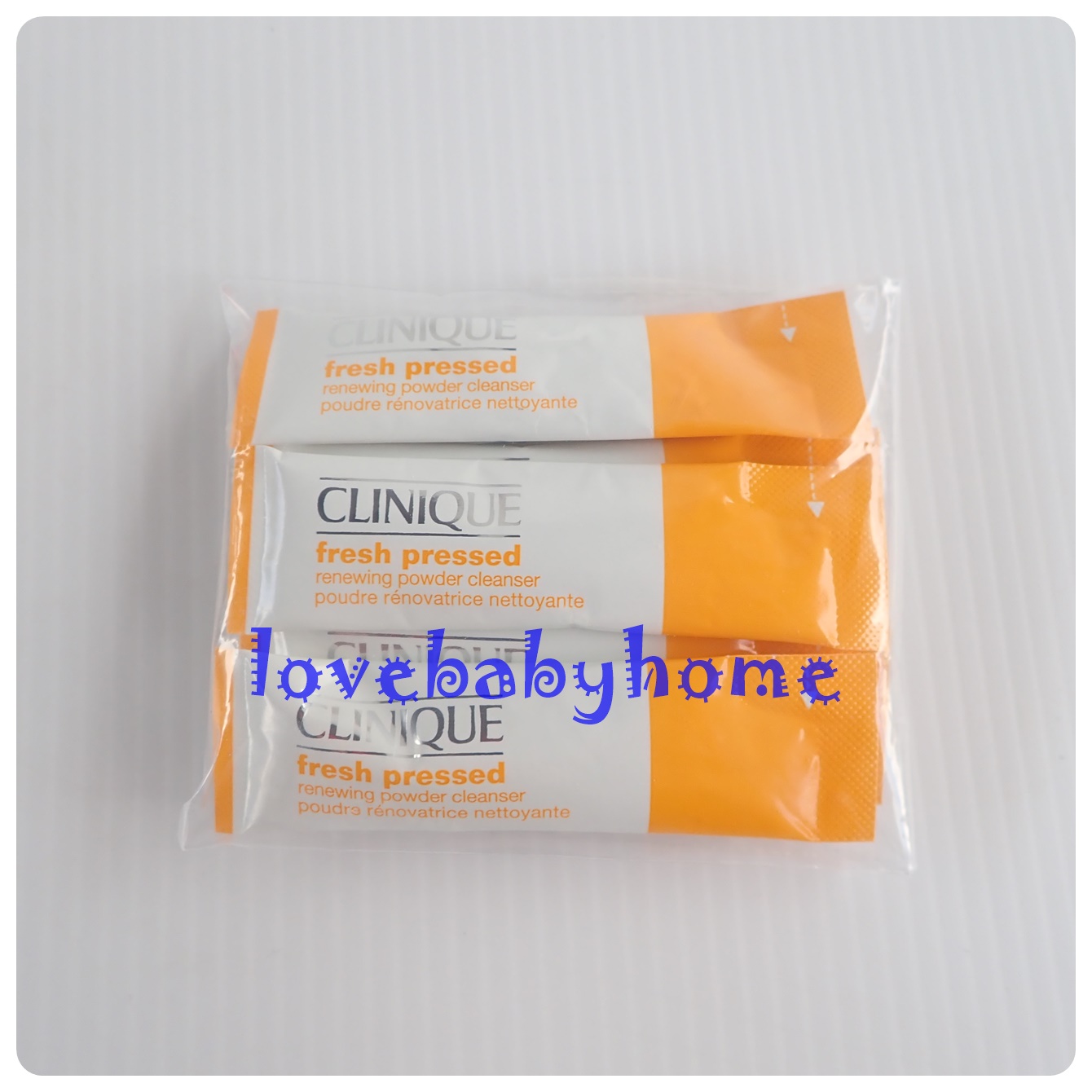 Clinique Fresh Pressed Renewing Powder Cleanser With Pure Vitamin C (0.5gx7pcs)