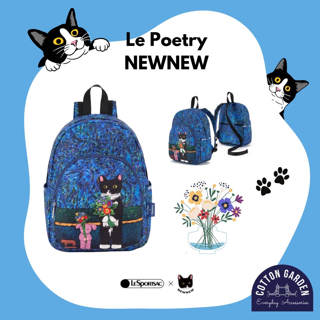 มาใหม่ 💯 กระเป๋าเป้ลายน้องแมว New New ใบเล็กกระทัดรัด รุ่นลิมิเตทอิดิชั่นวัสดุกันน้ำทาสแมวมิควรพลาด ของแท้เป็นเวอร์ชั่นญี่ปุ่น