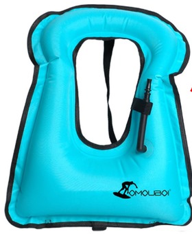 เสื้อชูชีพเป่าลม สวมหัว อุปกรณ์เล่นน้ำ ฉุกเฉิน เข้าค่าย แคมปิ้ง outdoor เที่ยวทะเล