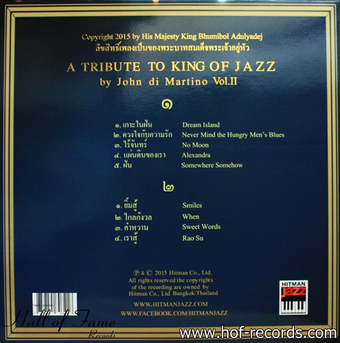 A tribute to King of Jazz by John di Martino Vol.2* New