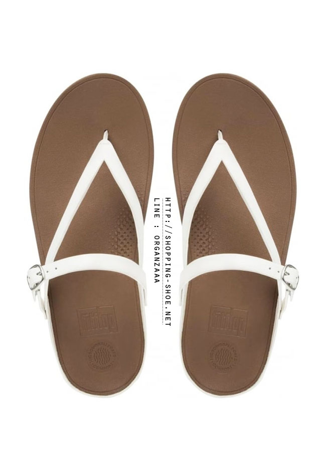 Fitflop Flip Leather Urban White ของแท้ นำเข้าจาก USA และ UK