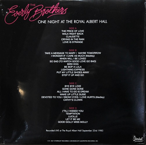 The Every Brother - One Night At Royal Albert Hall 2Lp N.