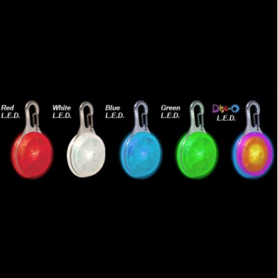 ไฟกระพริบ LED Clip on จี้ห้อยคอ Multi-color ไฟเปลี่ยนสีได้หลายสี ห้อยพวงกุญแจ ป้ายห้อยคอสุนัขและแมว