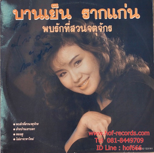 LP บานเย็น รากแก่น - พบรักที่สวนจตุจักร ปก VG+ แผ่น NM