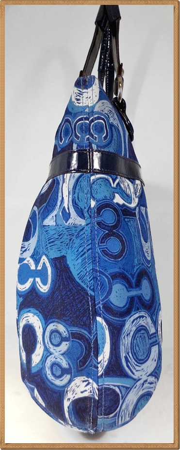 Coach Poppy Denim Print Glam Tote 19881