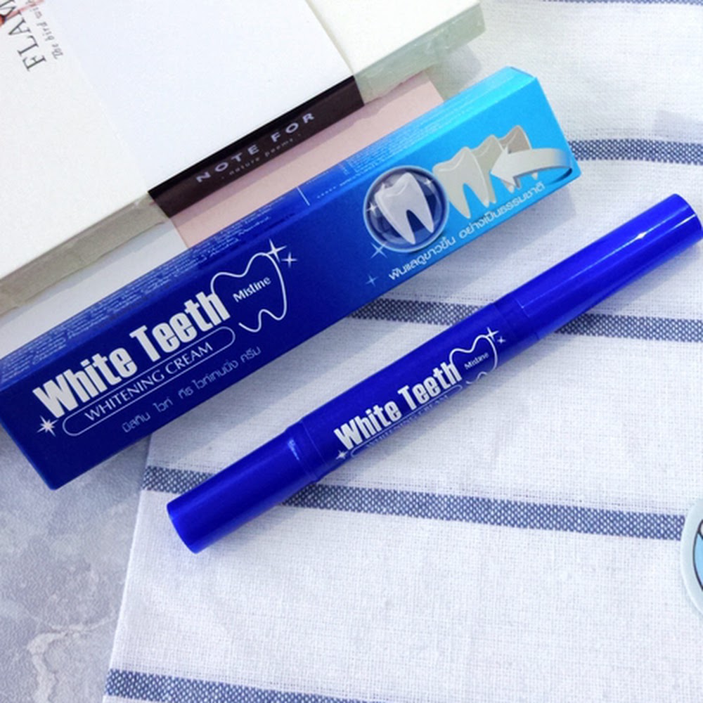 ปากกาฟอกฟันขาว มิสทิน ไวท์ ทีธ ไวท์เทนนิ่ง ครีม 2.3 กรัม MISTINE WHITE TEETH WHITENING