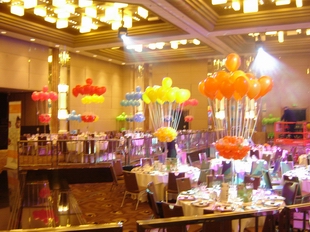 ลูกโป่งกลม เนื้อเมททัลลิก สีส้ม ไซส์ 9 นิ้ว แพ็คละ 10 ใบ ( Round Balloons 9" - Metallic Orange Color )