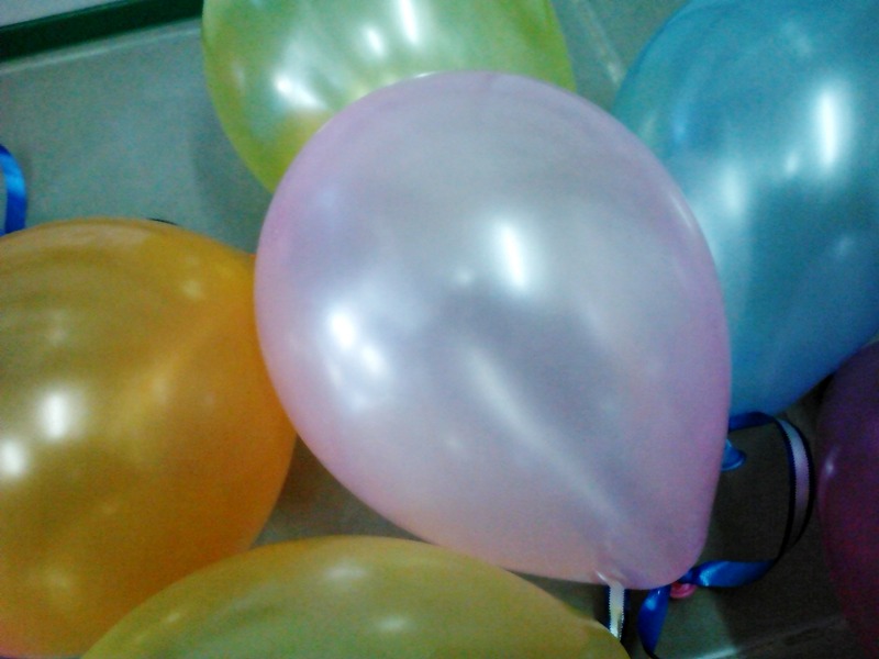 ลูกโป่งกลม เนื้อมุก สีชมพูอ่อน ไซส์ 6 นิ้ว แพ็คละ 10 ใบ (Pearl Light Pink Round Balloon Size 6')