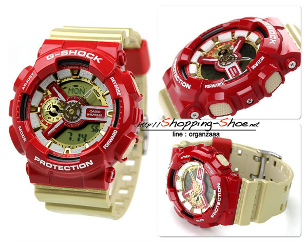 Casio G-Shock รุ่น GA-110CS-4A Color Series (Iron Man) ของแท้ 100% จากญี่ปุ่น