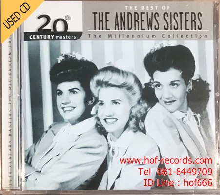 The Andrews Sisters - Moon river : The Millennium Collection (U.S. ) Used CD 1 Dise NM