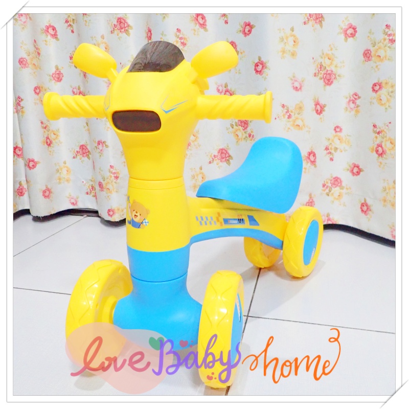 🐻🚴♂️ รถขาไถหมีคนเก่งสุดซิ่ง (Racing Bear Ride-On Bike)