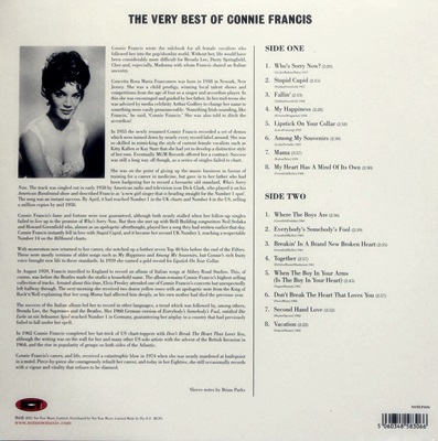 Connie Francis - The Very Best Of 1Lp N.