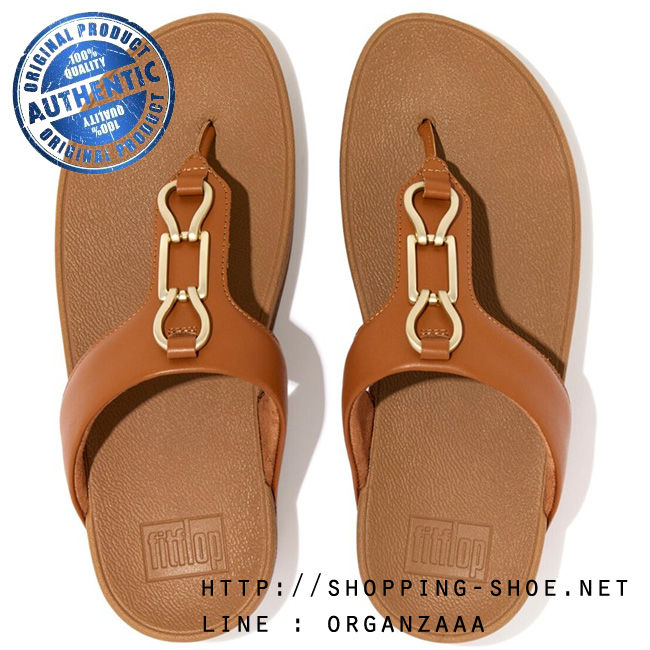 US9 : Fitflop Hallye Chain Light Tan ของแท้ นำเข้าจาก USA และ UK