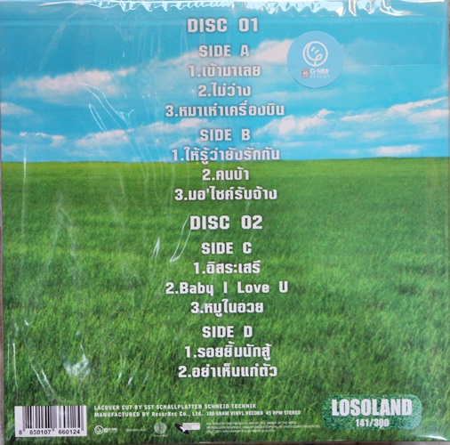 Vinyl LP แผ่นเสียง Loso - Losoland โลโซ _ โลโซแลนด์ ( New 2 LP ) 2023