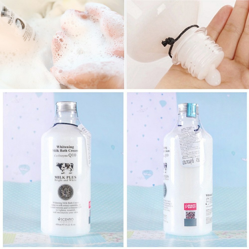 ครีมอาบน้ำนม บิวตี้บุฟเฟต์ BEAUTY BUFFET Scentio Whitening Milk Bath Cream 450 ml.