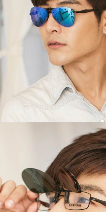 ฟรีเคสกันกระแทก+Polarize คลิบออนหนีบแว่นตากันแดดหน้ากว้างแบบRayban avi แข็งแรง พับเปิดปิดง่าย อเนกประส่งค์ กันUV400 (ดำเทา ปรอท ฟ้าเขียว ส้ม เหลือง ฟ้า)