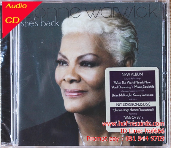 CD Dionne Warick - she's back 2cd New