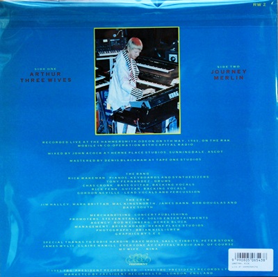 Rick Wakeman - Live At Hammersmith 1Lp N.