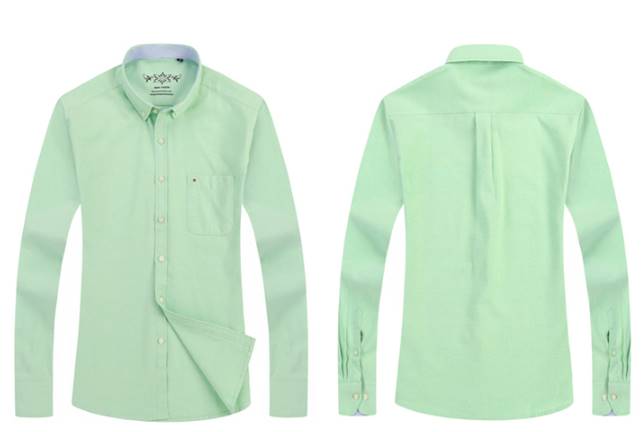 เล็กใหญ่พิเศษ!!เสื้อเชิ้ตแขนยาว สีพาสเทล แบบเรียบ (สี น้ำเงิน ฟ้าอ่อน เขียวอ่อน ชมพู เทา ขาว แดง ม่วง ) size No.36 -46