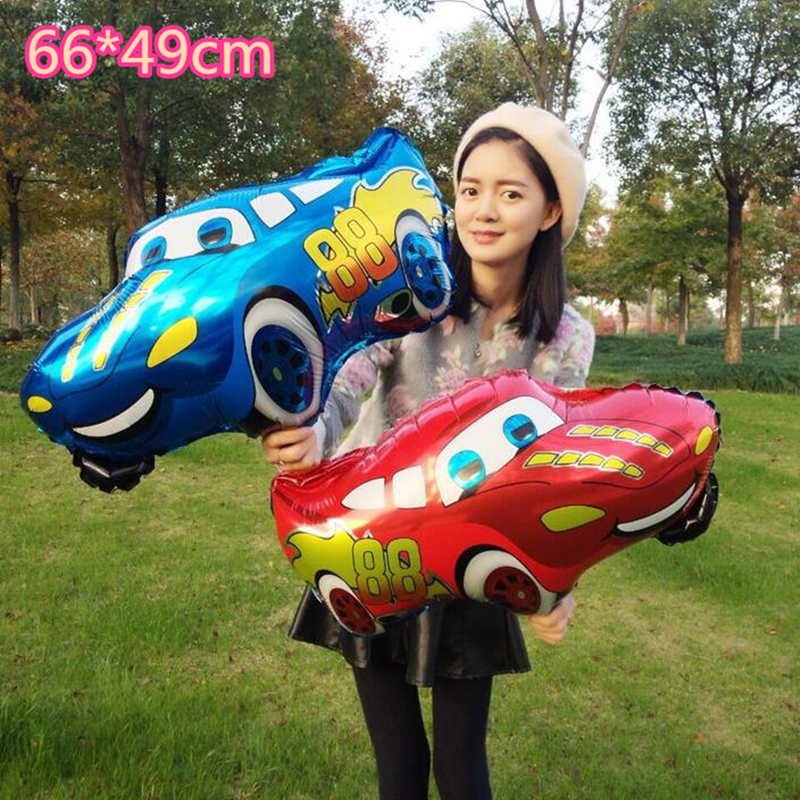 Car Cartoon Shape Foil Balloon ฺBlue- บอลลูนลายการ์ตูน คาร์สีฟ้า/ Item No.TL-A034/A