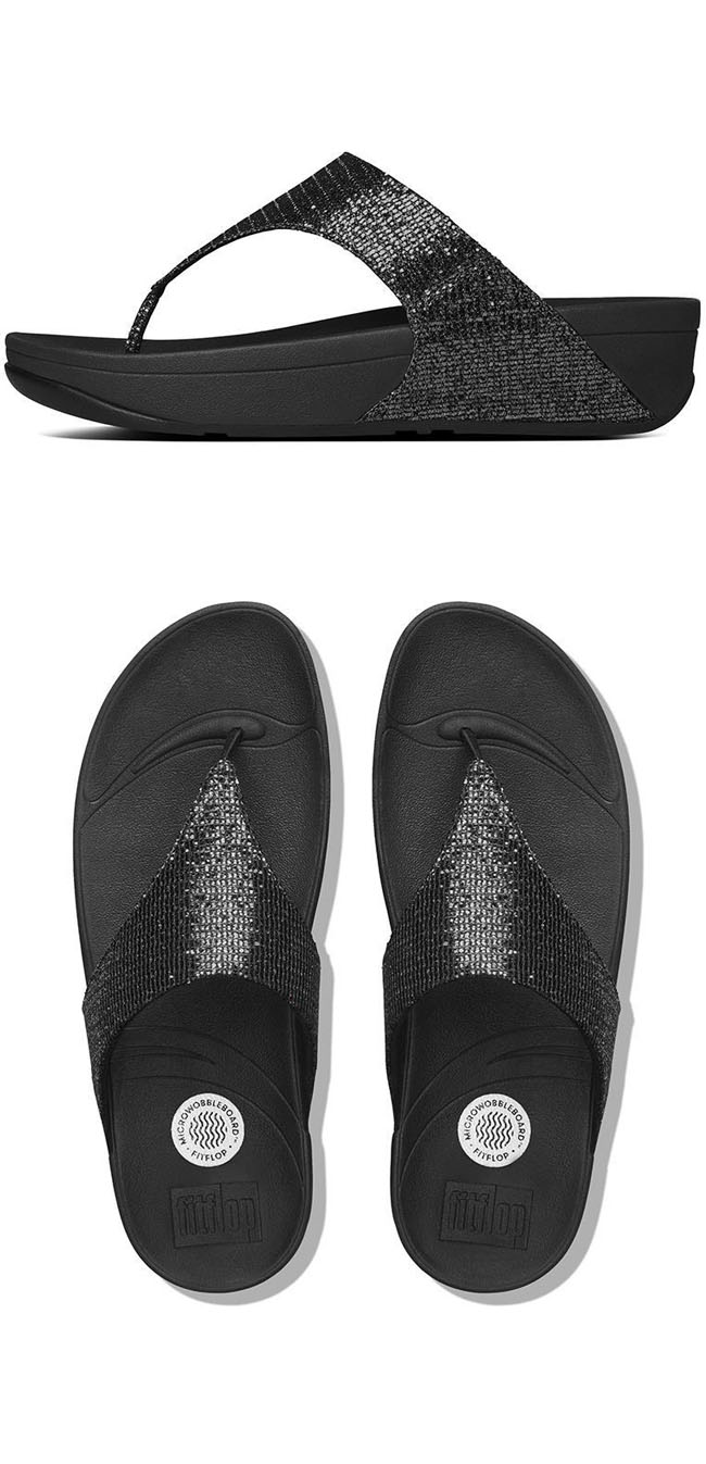 Fitflop Lulu Superglitz Black ของแท้ นำเข้าจาก USA และ UK