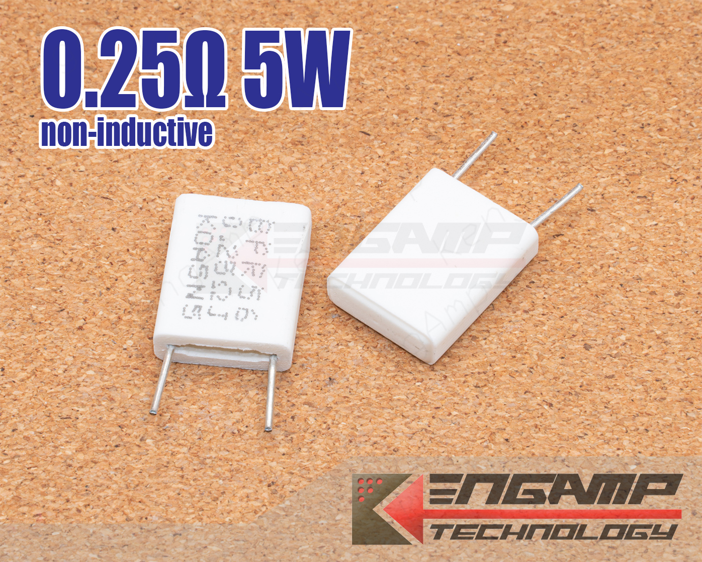 (มีตัวเลือก) [RES] R กระเบื้องตัวตั้ง 5W แบบ Non inductive