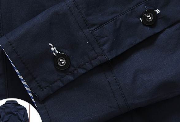 เสื้อเชิ้ตแขนยาว ปกเล็ก แฟชั่นแต่งสาบกระดุม กระเป๋า สีขาว No.38