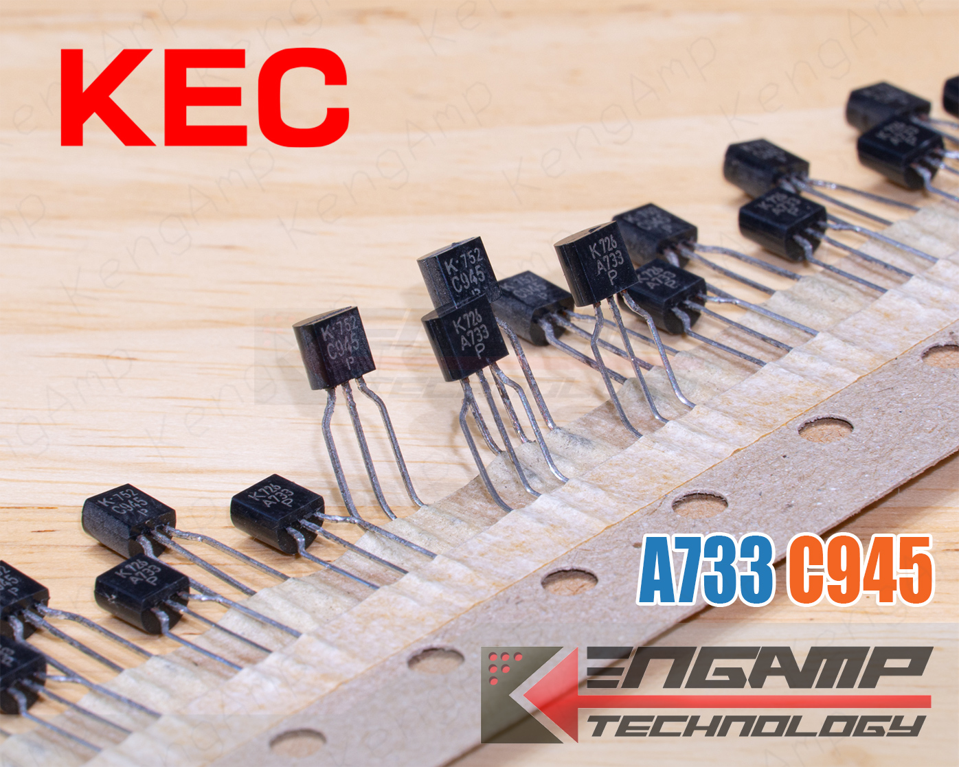 (10ตัว) KTA733 A733 KTC945 C945 KEC PNP NPN TR 150mA 50V 625mW