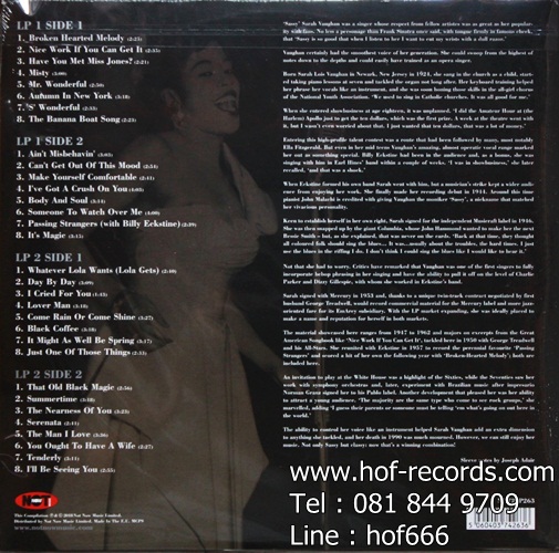 Sarah Vaughan - The Very Best Of 2Lp N.