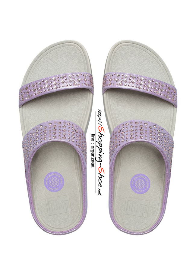 Fitflop Novy Suede Slide Dusty Lilac ของแท้ นำเข้าจาก USA และ UK