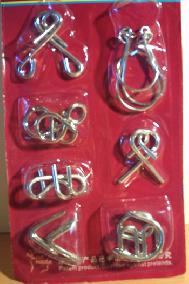 7 Metal Puzzles - 7 ตะขอปริศนาใน 1 เซ็ท