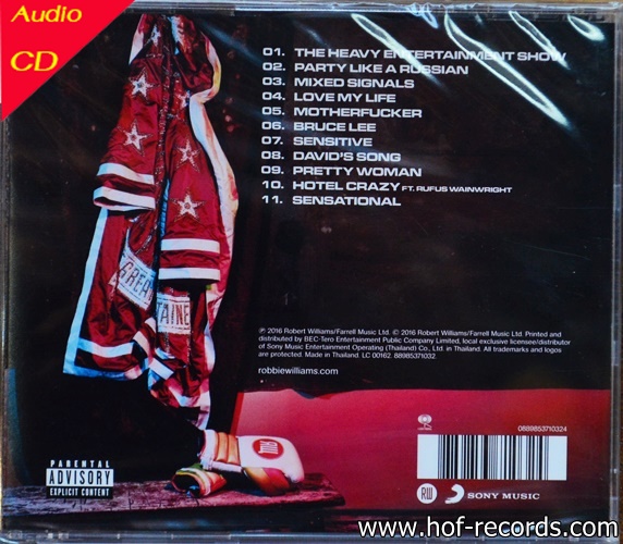 CD Robbie William - The Heavy Entertainment Show