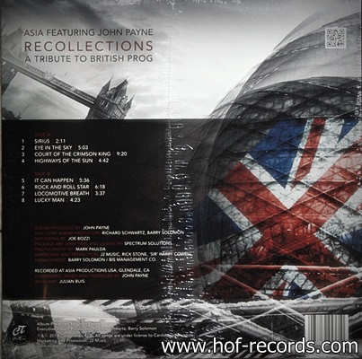 Asia - Recollections A Tribute To British Prog 1Lp N.