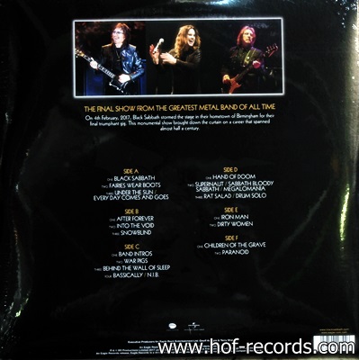 Black Sabbath - The End 3Lp N.
