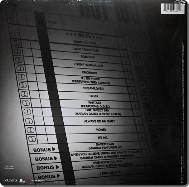 Mariah Carey - #1's 2Lp New