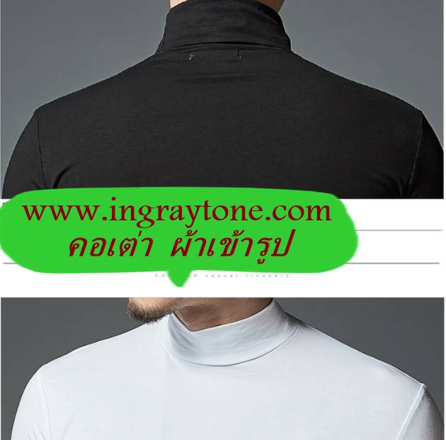 BIG SALEซื้อ1คู่ 660- เสื้อยืดคอเต่า สลิมฟิต หลากสี คอเต่า คอสั้น No.34 36 38 40 42 No.เทา น้ำเงิน ดำ ขาว แดง ฟ้า เทาอ่อน เขียว เทากลาง