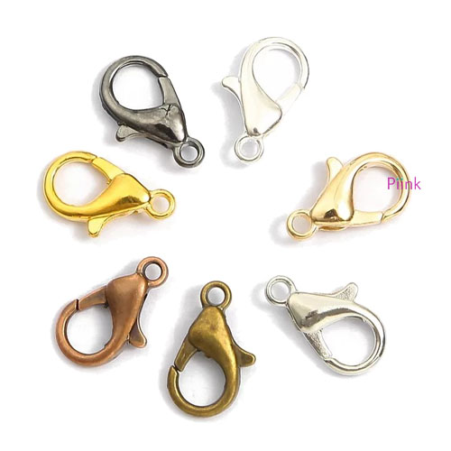 ตะขอก้ามปู สีทอง 5x10มิล #S (1,000ชิ้น)