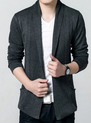 เล็กหลากสี!!เสื้อคลุมติดกระดุม สไตล์ UK Monsoon คาดิแกนไหมพรม shawl ลายเส้น size 34 36 38 40 42 สีดำ เทาเข้ม เทาอ่อน น้ำเงิน