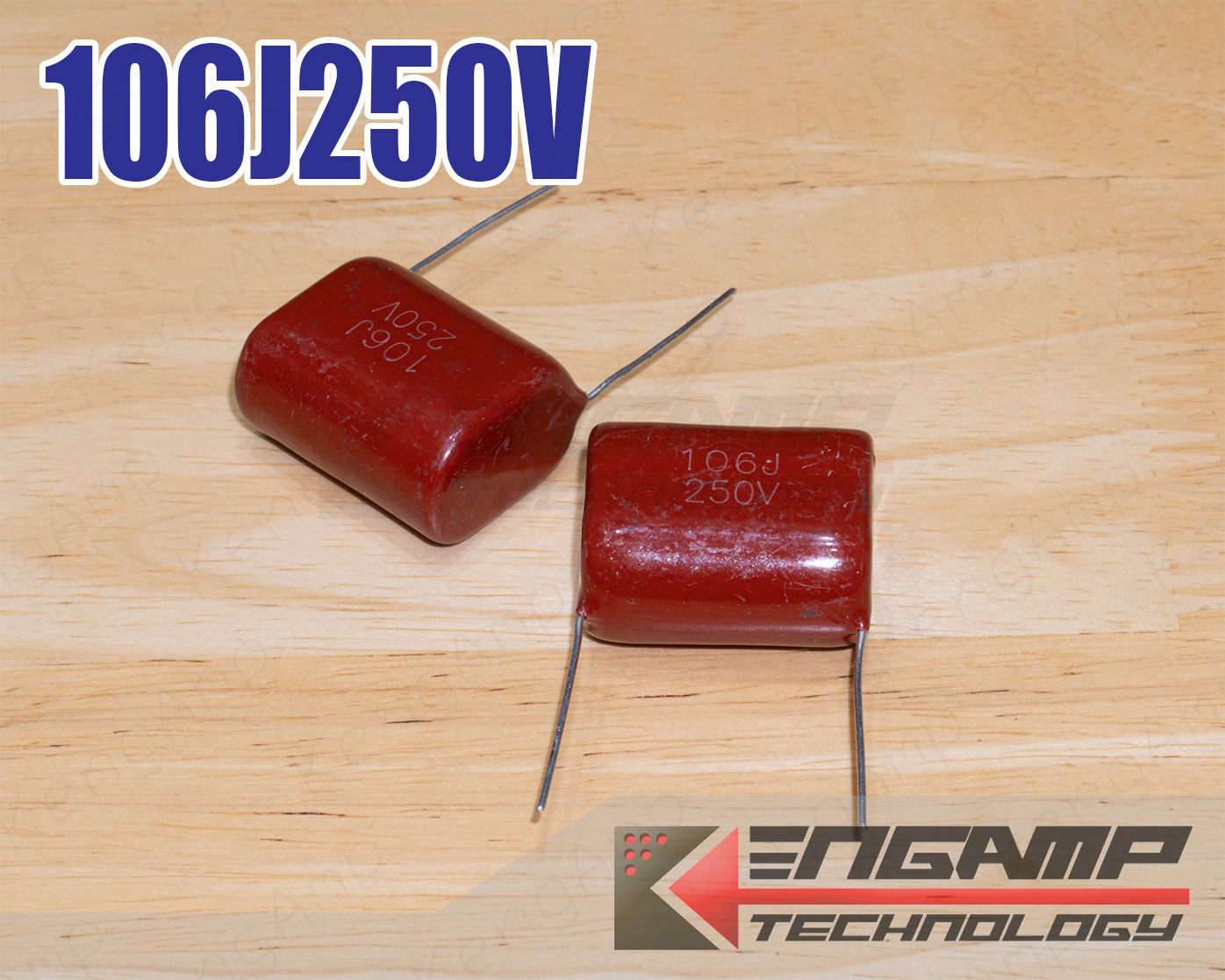 (1ตัว) [F-CAP] 106J250V 10uF/250V CBB22 16x28.5x24mm P= 27mm 5%