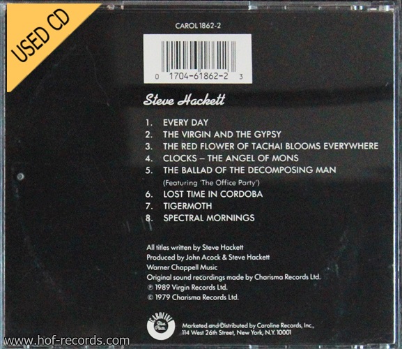 Used CD Steve HacKett - Spectral Mornings