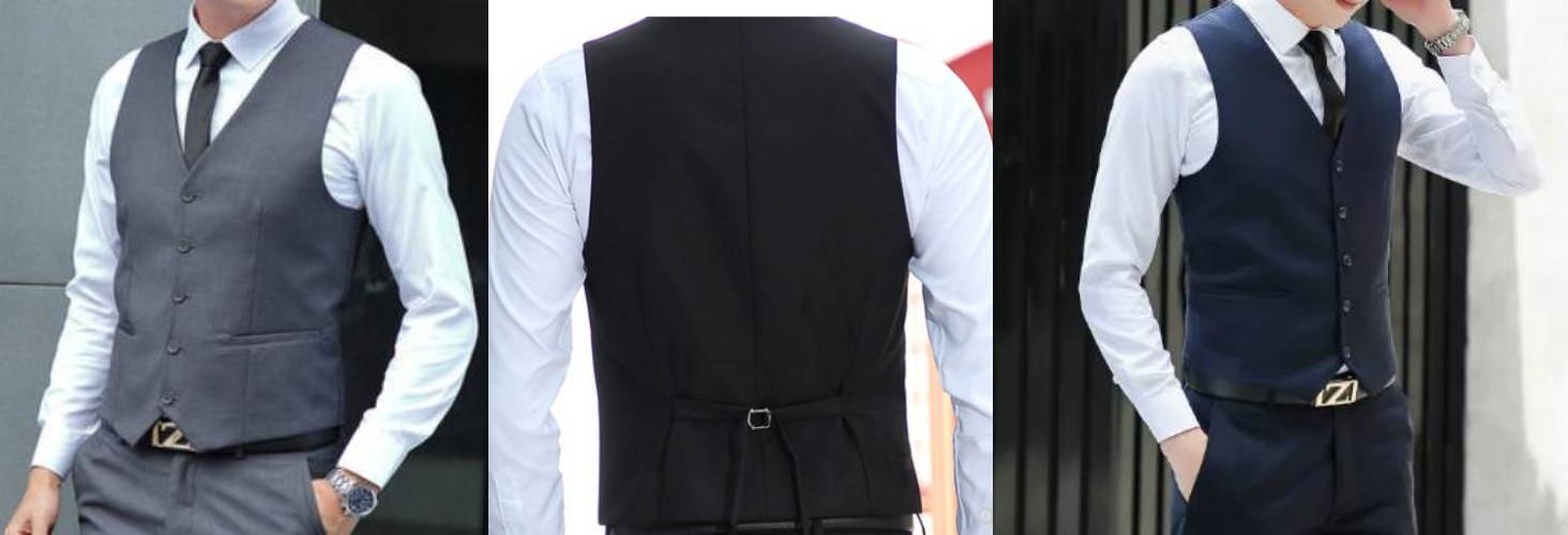 ชุดกั๊กสูท กางเกง XS - oversize ใหญ่ เข็มขัดหลัง เข้ารูป กระดุม5เม็ด แถมโบว์ สี ดำ น้ำเงิน เทาเข้ม เทาอ่อน น้ำตาล Size No.33 35 37 39 41 43 45 46 47 สำเนา