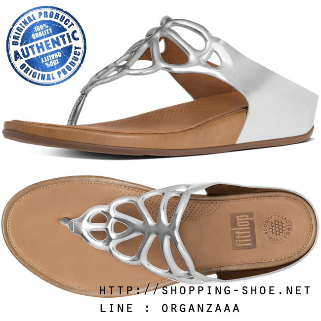 Fitflop Bumble Leather Silver ของแท้ นำเข้าจาก USA และ UK