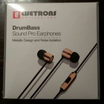 หูฟัง LIFETRONS DrumBass™ Sound Pro Earphones Metallic Design and Noise Isolation